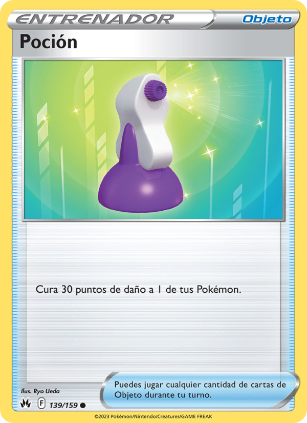 Poción 139 — Cenit Supremo (Spanish Pokémon TCG card)