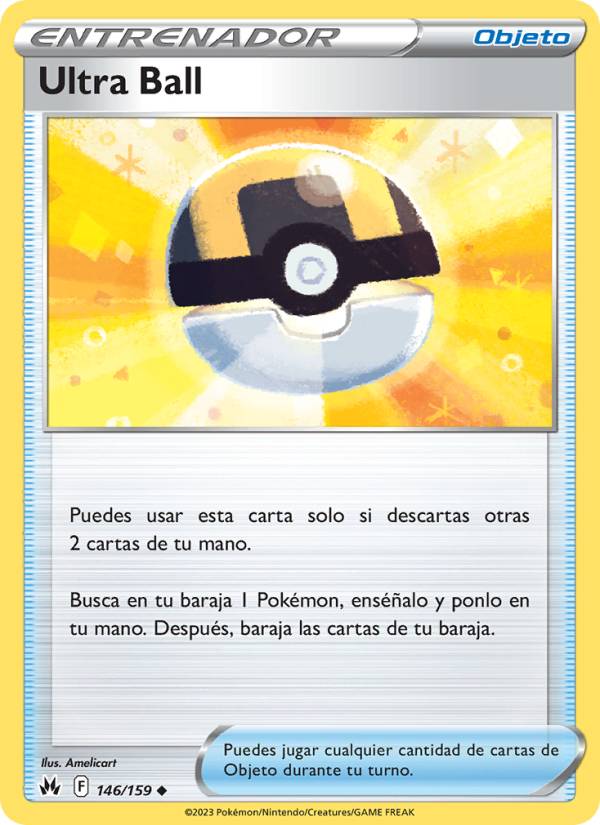 Ultra Ball 146 — Cenit Supremo (Spanish Pokémon TCG card)