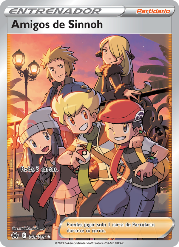 Amigos de Sinnoh 149 — Cenit Supremo (Spanish Pokémon TCG card)