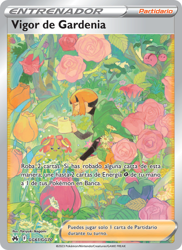 Vigor de Gardenia GG61 — Cenit Supremo (Spanish Pokémon TCG card)