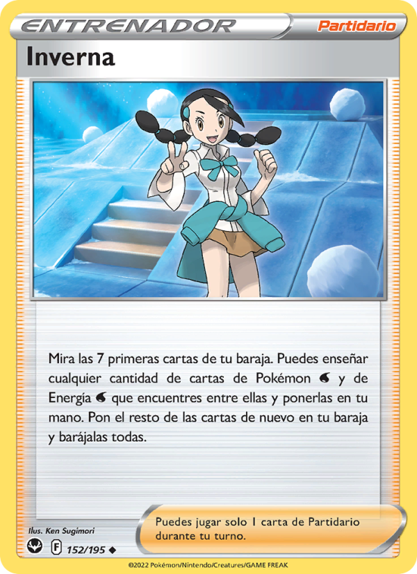 Inverna 152 — Tempestad Plateada (Spanish Pokémon TCG card)