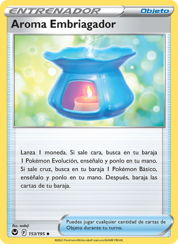 Aroma Embriagador 153 — Tempestad Plateada (Spanish Pokémon TCG card)