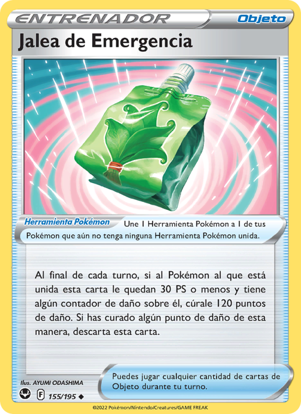 Jalea de Emergencia 155 — Tempestad Plateada (Spanish Pokémon TCG card)