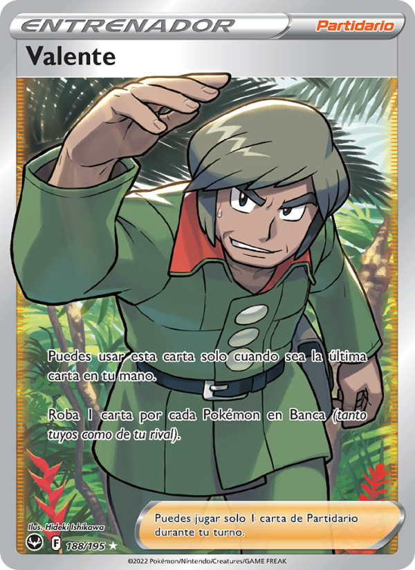 Valente 188 — Tempestad Plateada (Spanish Pokémon TCG card)