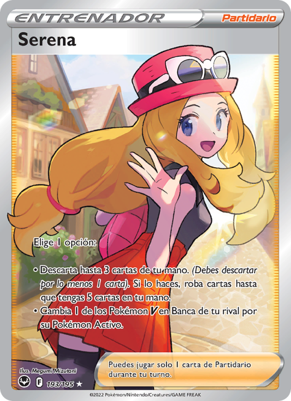 Serena 193 — Tempestad Plateada (Spanish Pokémon TCG card)