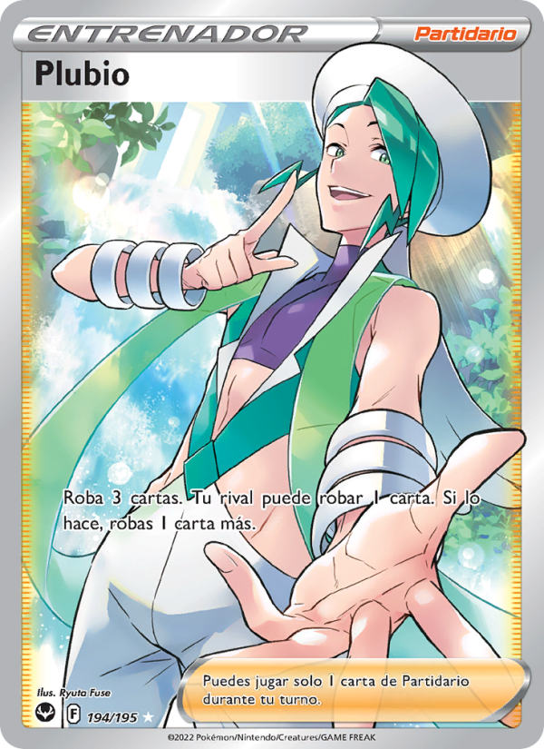 Plubio 194 — Tempestad Plateada (Spanish Pokémon TCG card)