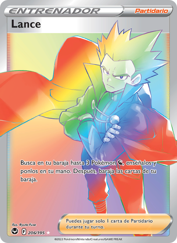 Lance 206 — Tempestad Plateada (Spanish Pokémon TCG card)