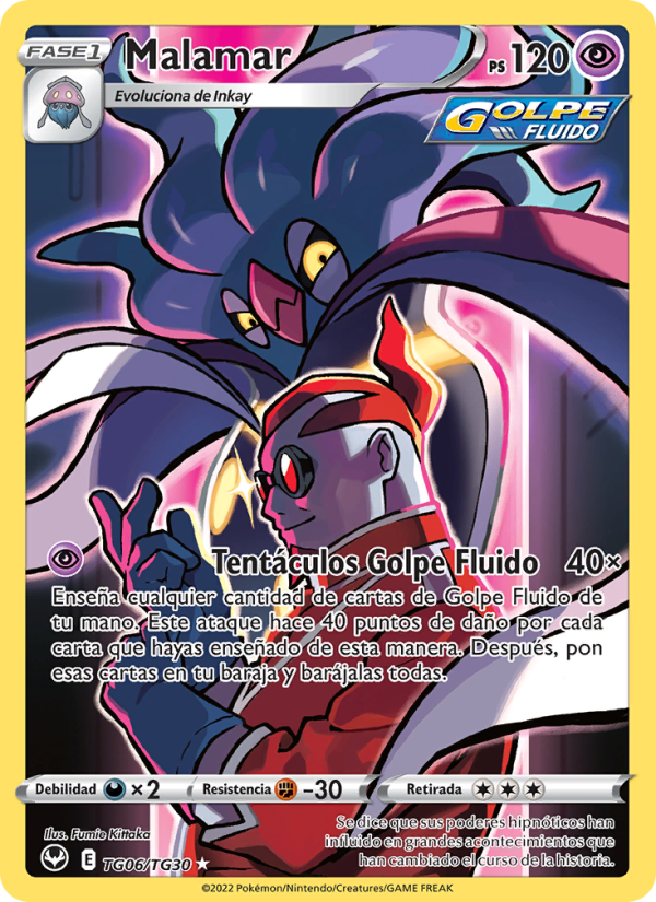Malamar TG06 — Tempestad Plateada (Spanish Pokémon TCG card)