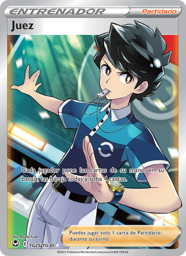 Juez TG25 — Tempestad Plateada (Spanish Pokémon TCG card)