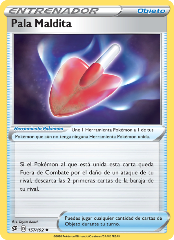 Pala Maldita 157 — Choque Rebelde (Spanish Pokémon TCG card)