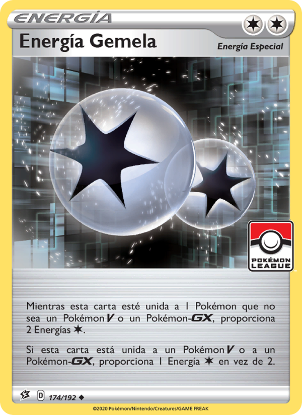 Energía Gemela 174 — Choque Rebelde (Spanish Pokémon TCG card)