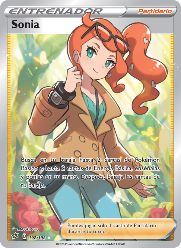 Sonia 192 — Choque Rebelde (Spanish Pokémon TCG card)