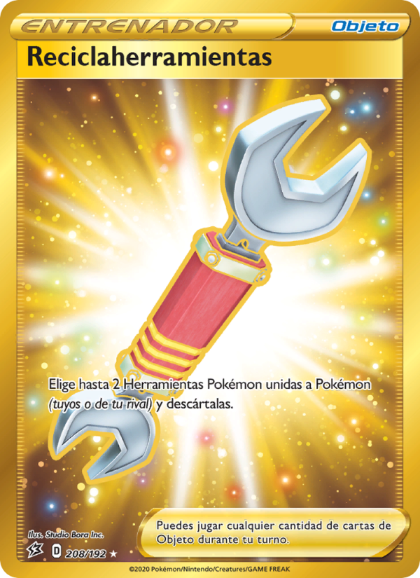 Reciclaherramientas 208 — Choque Rebelde (Spanish Pokémon TCG card)
