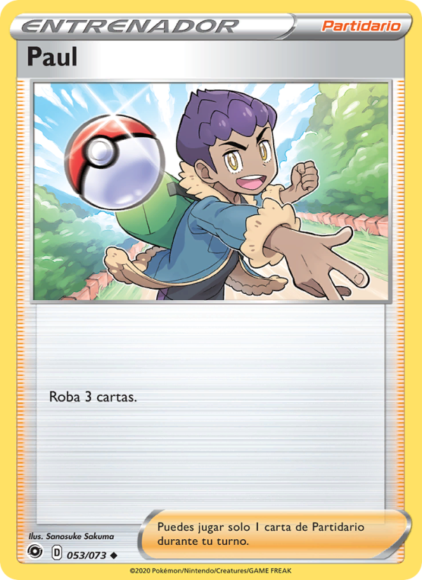Paul 53 — Camino de Campeones (Spanish Pokémon TCG card)
