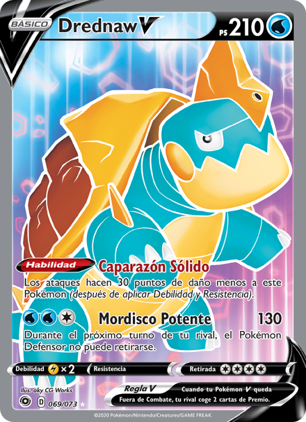 Drednaw V 69 — Camino de Campeones (Spanish Pokémon TCG card)