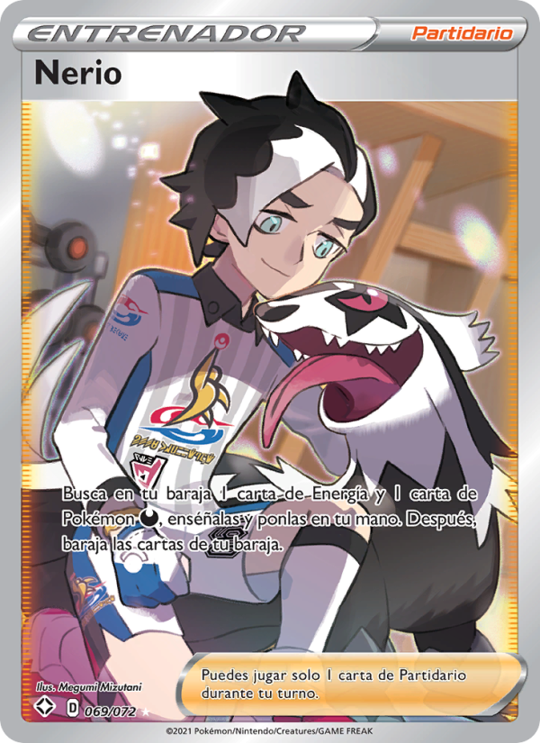 Nerio 69 — Destinos Brillantes (Spanish Pokémon TCG card)