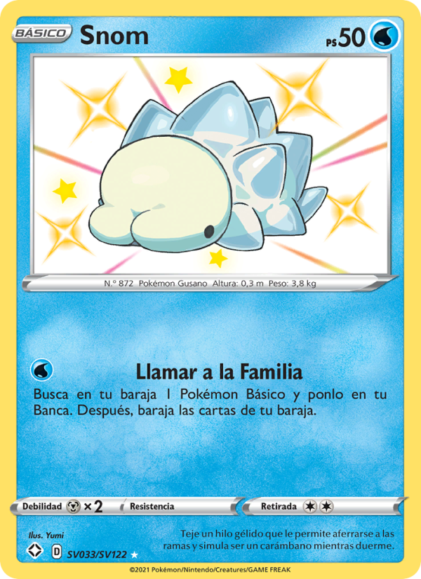 Snom SV033 — Destinos Brillantes (Spanish Pokémon TCG card)