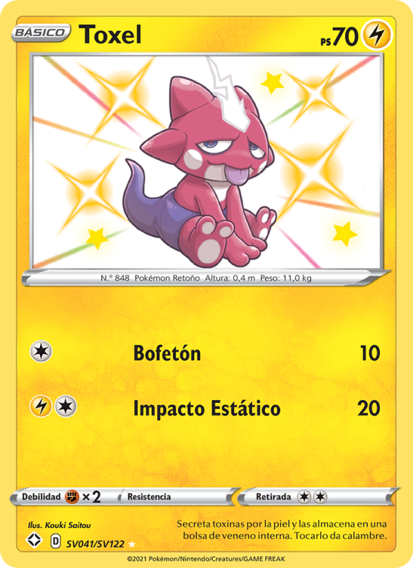 Toxel SV041 — Destinos Brillantes (Spanish Pokémon TCG card)