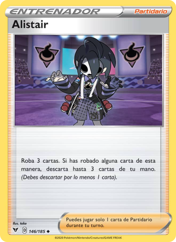 Alistair 146 — Voltaje Vívido (Spanish Pokémon TCG card)