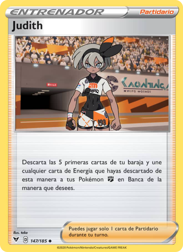 Judith 147 — Voltaje Vívido (Spanish Pokémon TCG card)