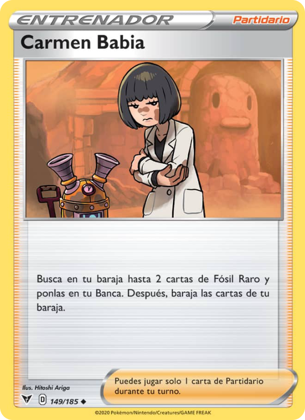 Carmen Babia 149 — Voltaje Vívido (Spanish Pokémon TCG card)