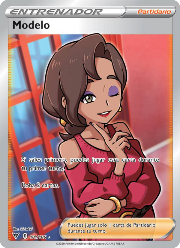 Modelo 181 — Voltaje Vívido (Spanish Pokémon TCG card)