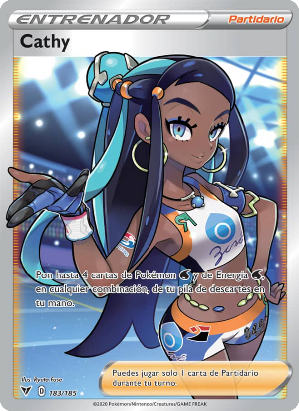 Cathy 183 — Voltaje Vívido (Spanish Pokémon TCG card)
