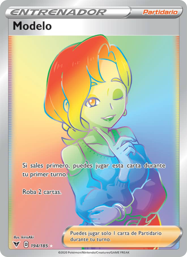 Modelo 194 — Voltaje Vívido (Spanish Pokémon TCG card)
