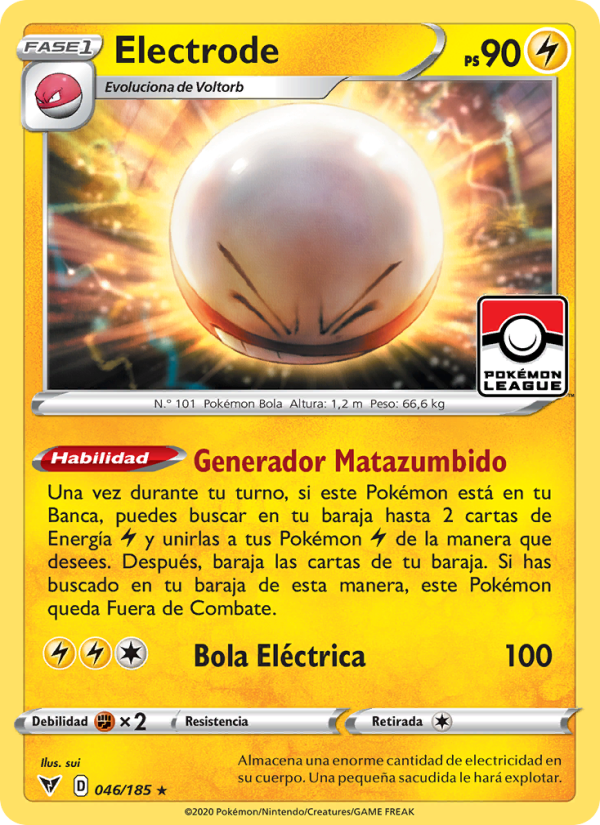 Electrode 46 — Voltaje Vívido (Spanish Pokémon TCG card)