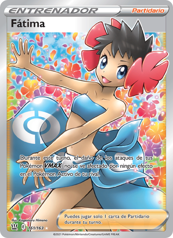 Fátima 161 — Estilos de Combate (Spanish Pokémon TCG card)