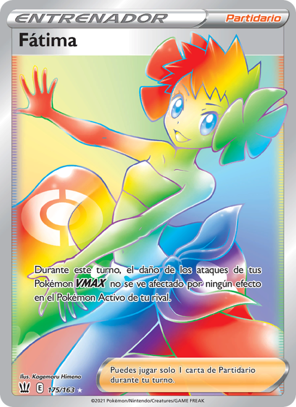 Fátima 175 — Estilos de Combate (Spanish Pokémon TCG card)