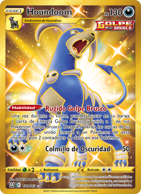 Houndoom 179 — Estilos de Combate (Spanish Pokémon TCG card)