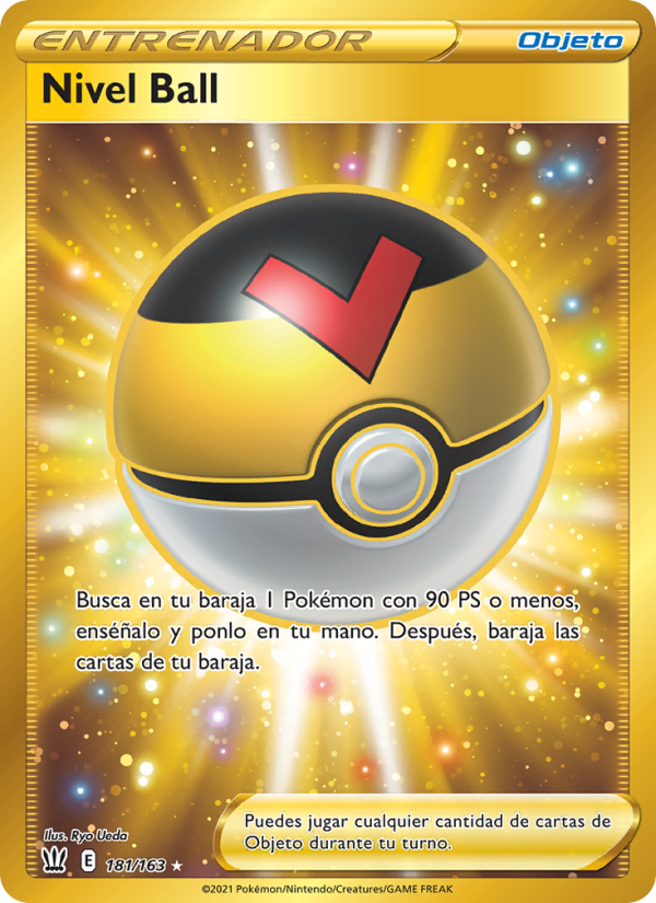 Nivel Ball 181 — Estilos de Combate (Spanish Pokémon TCG card)