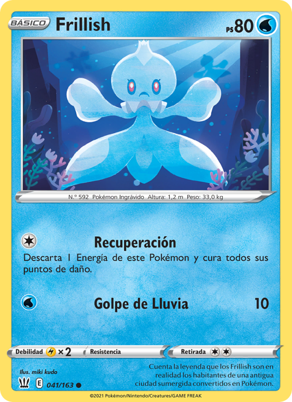 Frillish 41 — Estilos de Combate (Spanish Pokémon TCG card)