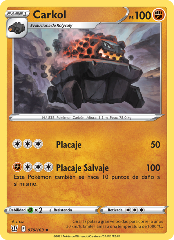 Carkol 79 — Estilos de Combate (Spanish Pokémon TCG card)
