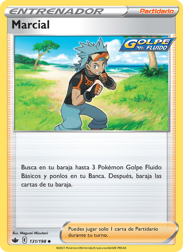 Marcial 131 — Reinado Escalofriante (Spanish Pokémon TCG card)