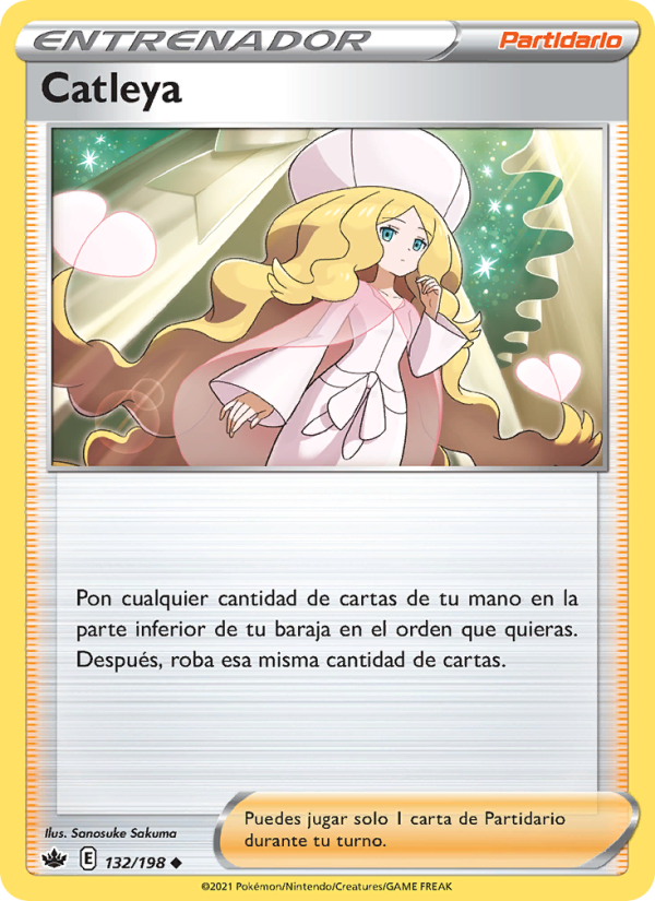 Catleya 132 — Reinado Escalofriante (Spanish Pokémon TCG card)