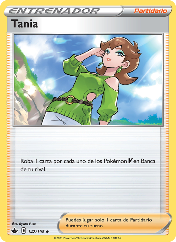Tania 142 — Reinado Escalofriante (Spanish Pokémon TCG card)
