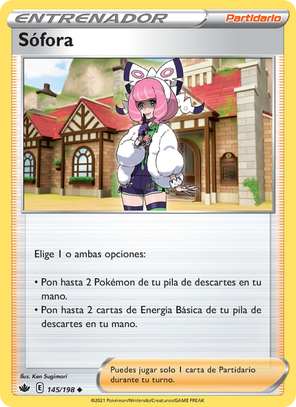 Sófora 145 — Reinado Escalofriante (Spanish Pokémon TCG card)