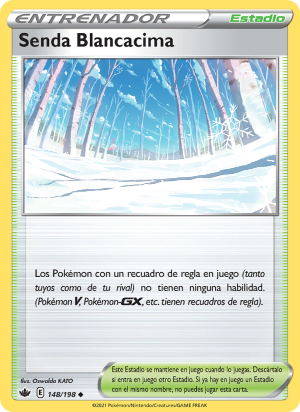 Senda Blancacima 148 — Reinado Escalofriante (Spanish Pokémon TCG card)