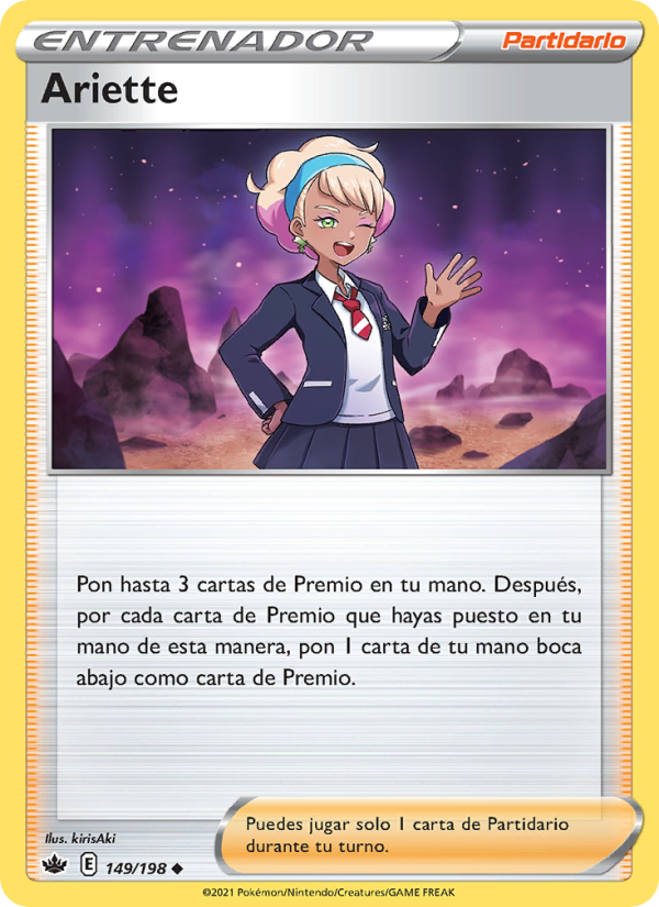 Ariette 149 — Reinado Escalofriante (Spanish Pokémon TCG card)