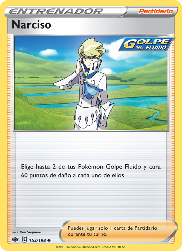 Narciso 153 — Reinado Escalofriante (Spanish Pokémon TCG card)