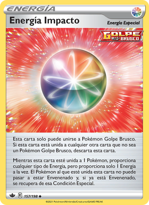 Energía Impacto 157 — Reinado Escalofriante (Spanish Pokémon TCG card)