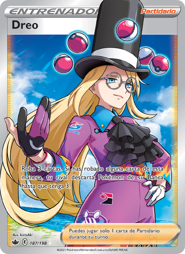 Dreo 187 — Reinado Escalofriante (Spanish Pokémon TCG card)