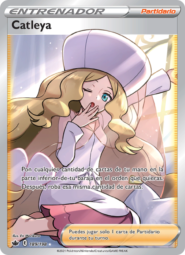 Catleya 189 — Reinado Escalofriante (Spanish Pokémon TCG card)