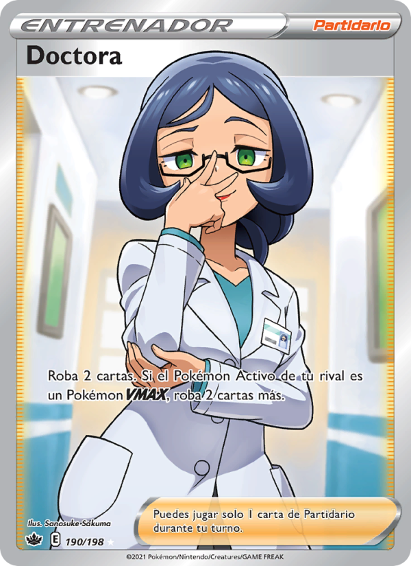 Doctora 190 — Reinado Escalofriante (Spanish Pokémon TCG card)