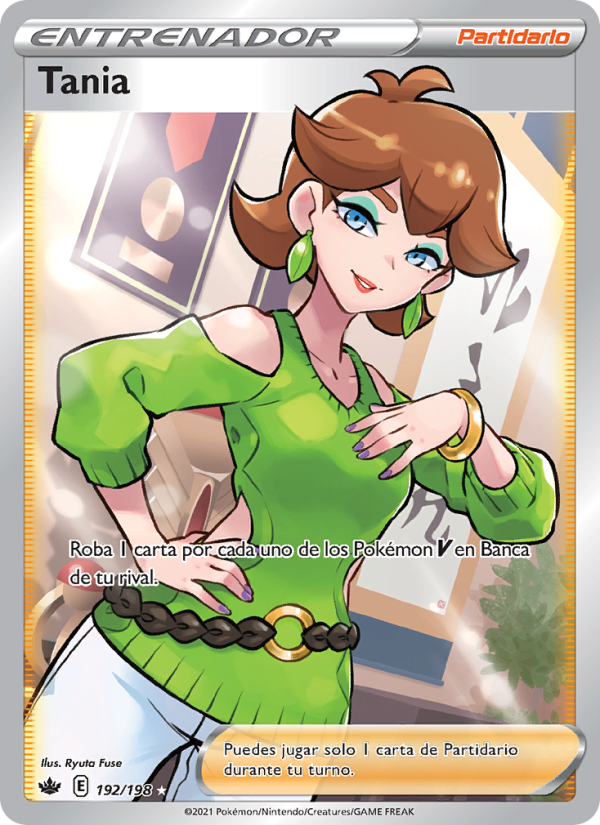 Tania 192 — Reinado Escalofriante (Spanish Pokémon TCG card)