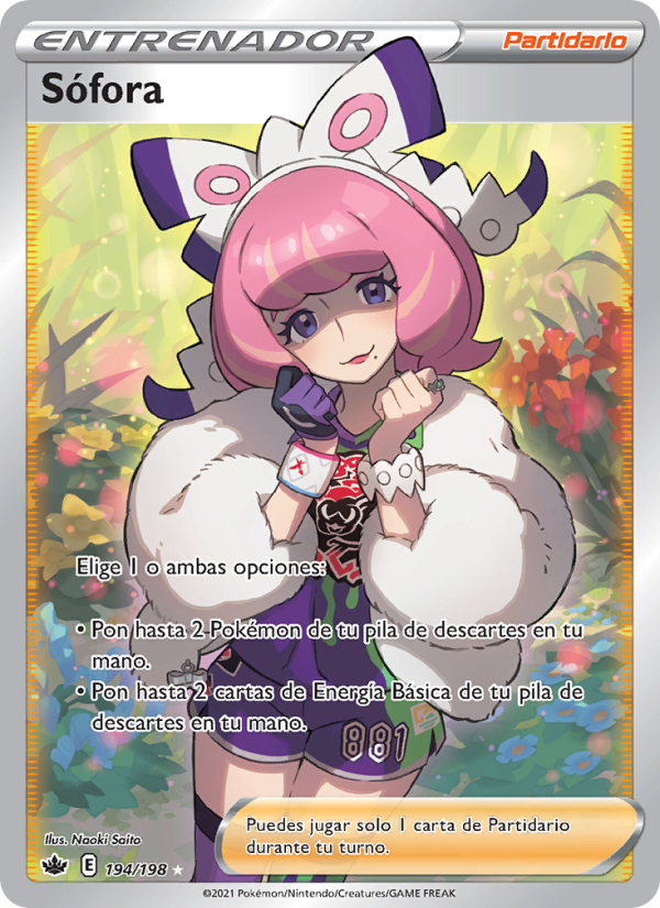 Sófora 194 — Reinado Escalofriante (Spanish Pokémon TCG card)
