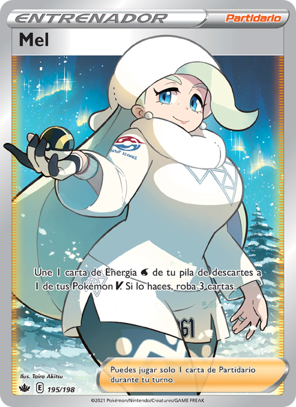 Mel 195 — Reinado Escalofriante (Spanish Pokémon TCG card)