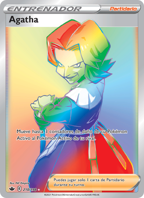 Agatha 210 — Reinado Escalofriante (Spanish Pokémon TCG card)